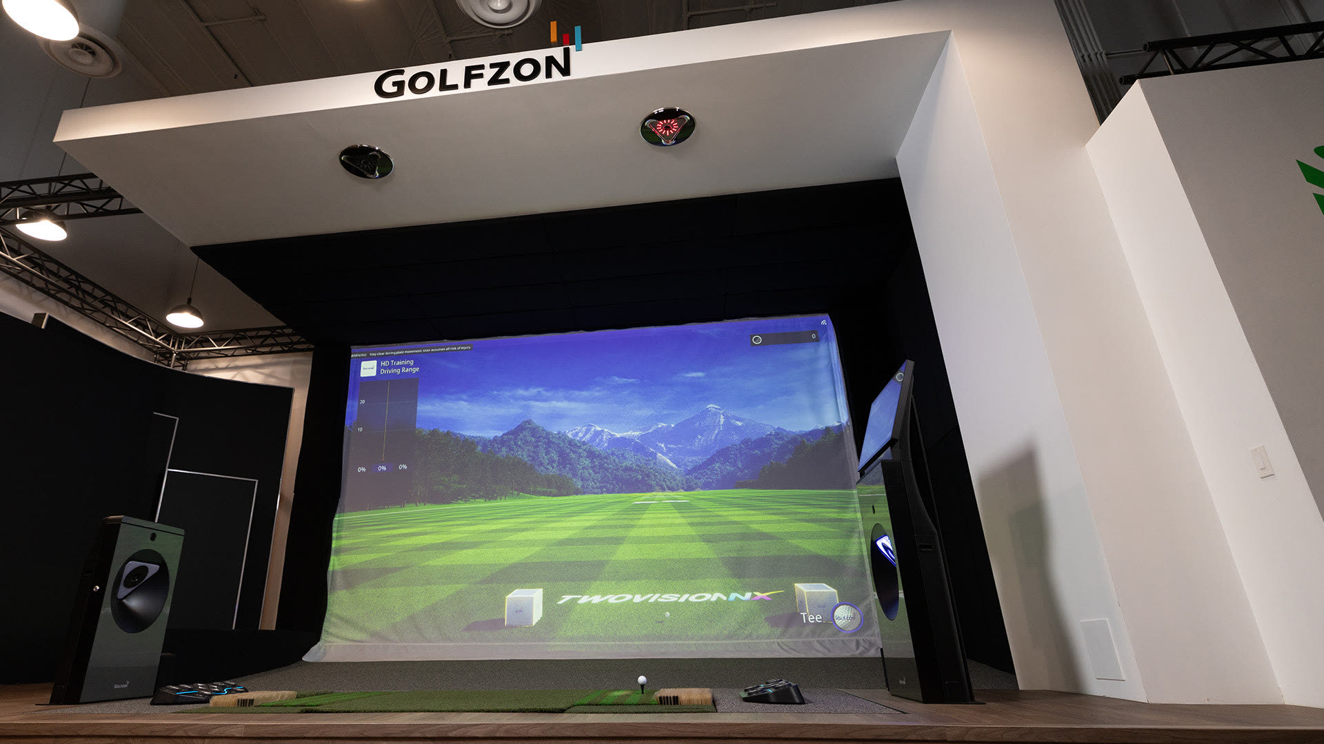 Graphismes de parcours Unreal Engine 5 sur Golfzon TwoVision NX